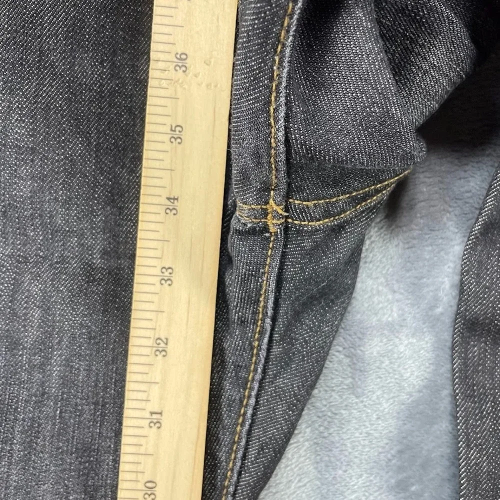 Levis 501 Original Fit Jeans Mens 30x34 Faded Black Straight Leg Button Fly
